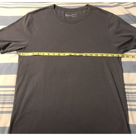 5 for $25 Under Armour Short Sleeve Camp Tee I WILL T-Shirt Gray Size Small - Picture 4 of 12